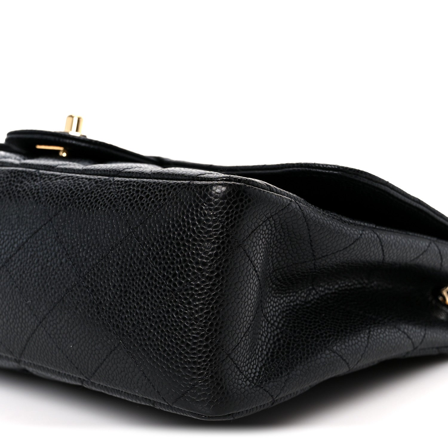 Chanel Caviar Quilted Jumbo Single Flap Black