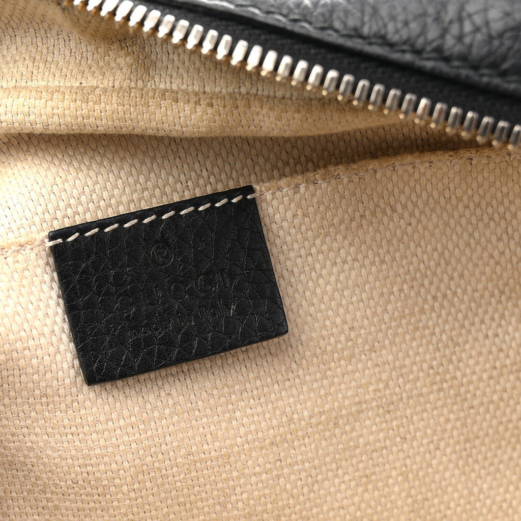 Gucci Pebbled Calfskin Small Soho Disco Bag Black