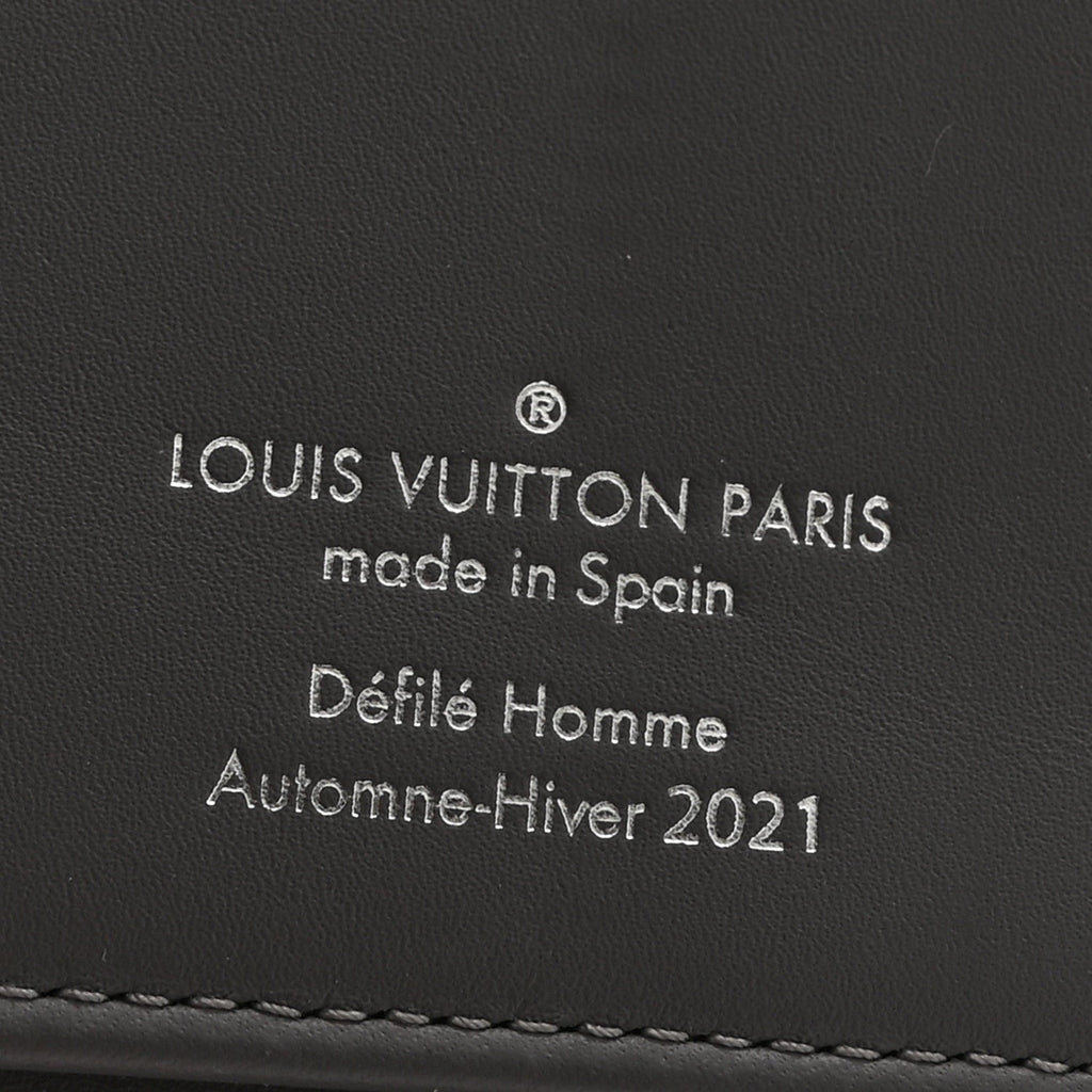Louis Vuitton Monogram Mirror Zippy Wallet Silver