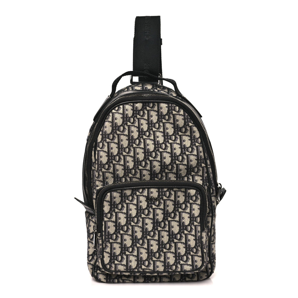 Christian Dior Oblique Mini Rider Backpack Black
