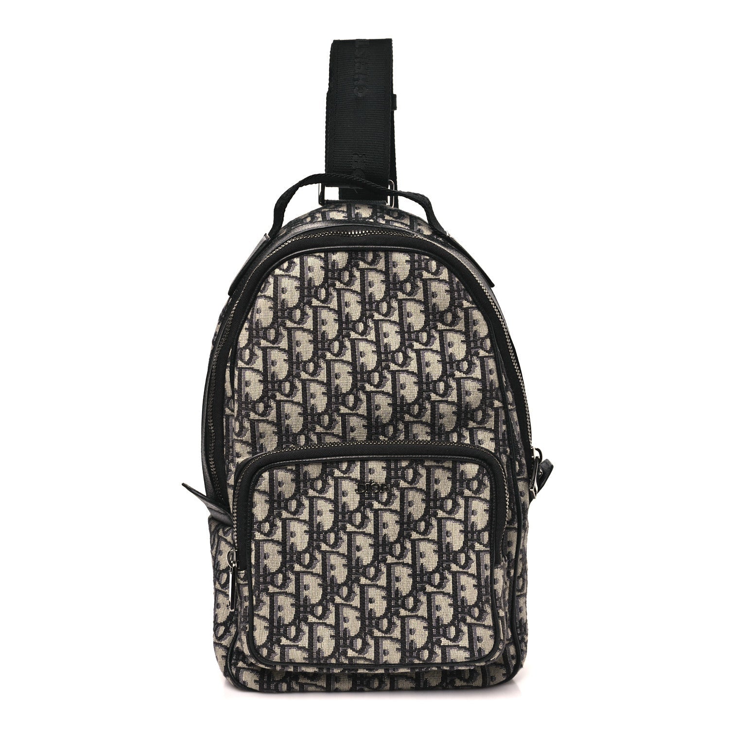Christian Dior Oblique Mini Rider Backpack Black