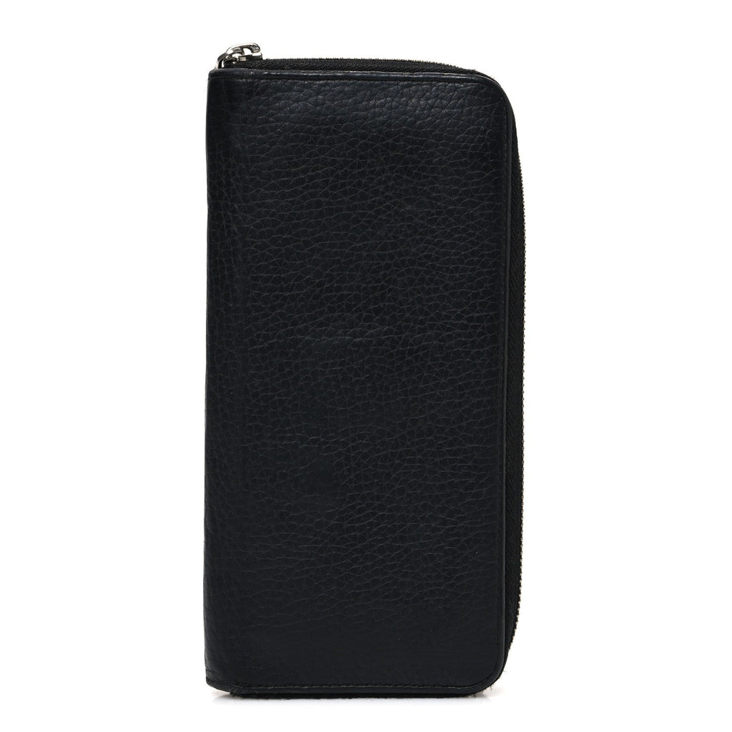 Louis Vuitton Taurillon Vertical Zippy Wallet Black
