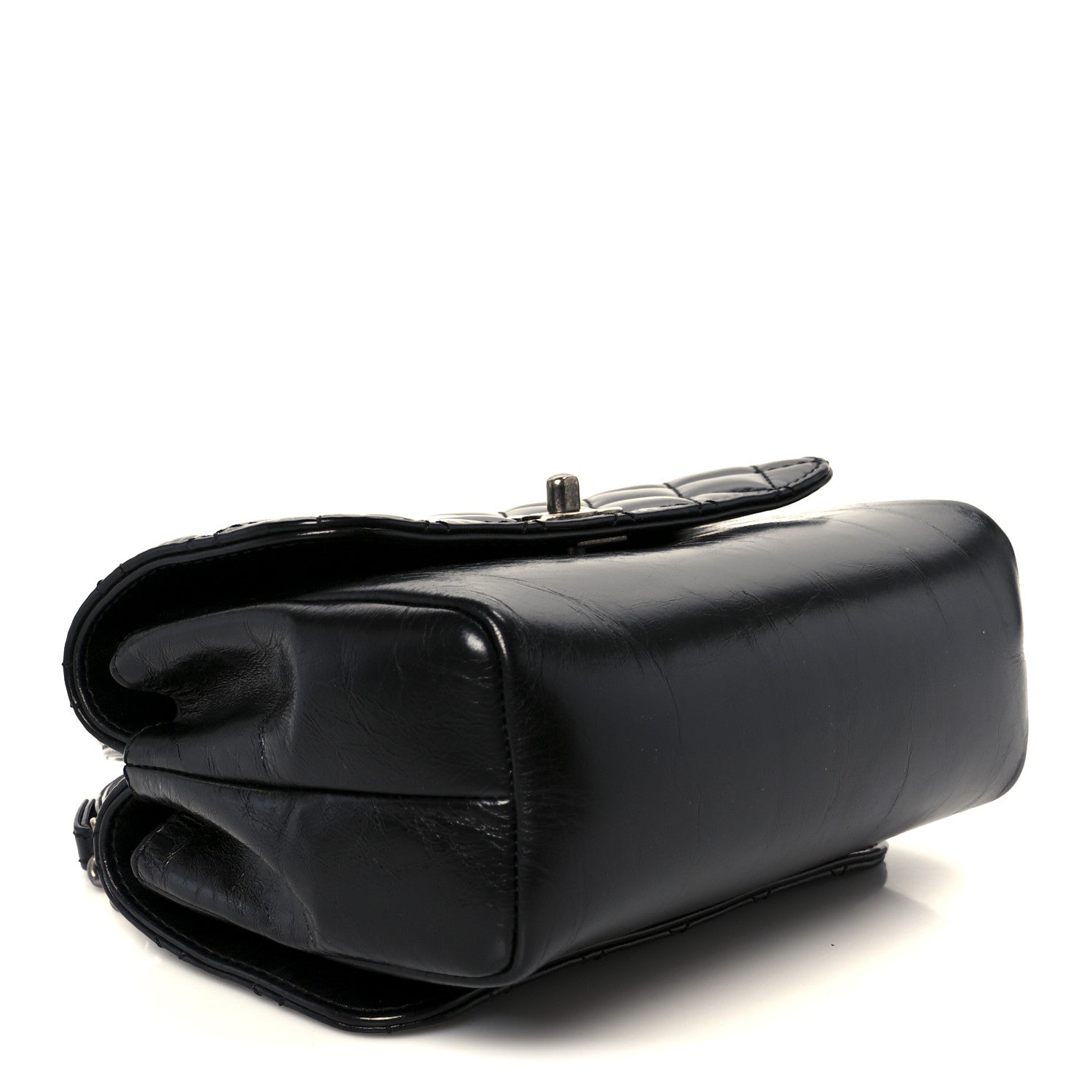 Chanel Glazed Calfskin Pilot Essentials Flap Black