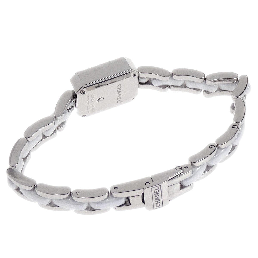 Chanel Premiere Quartz Watch SS Ceramic Diamond H2132