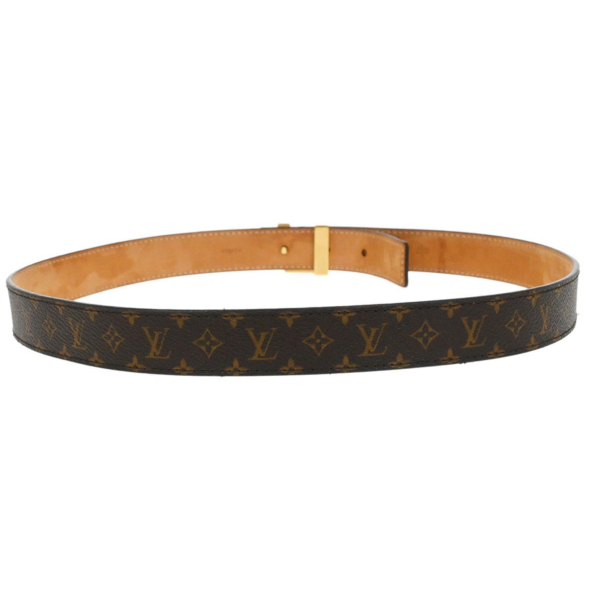 Louis Vuitton Monogram Ceinture LV Initial Belt M9781W #80/32 Small New