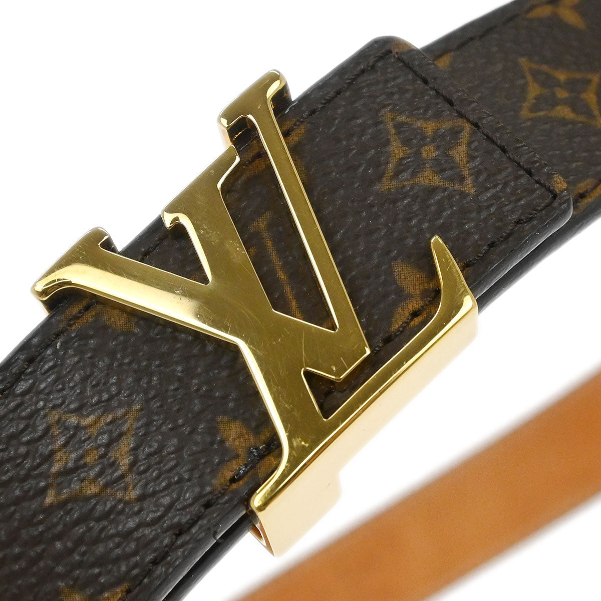 Louis Vuitton Monogram Ceinture LV Initial Belt M9781W #80/32 Small New