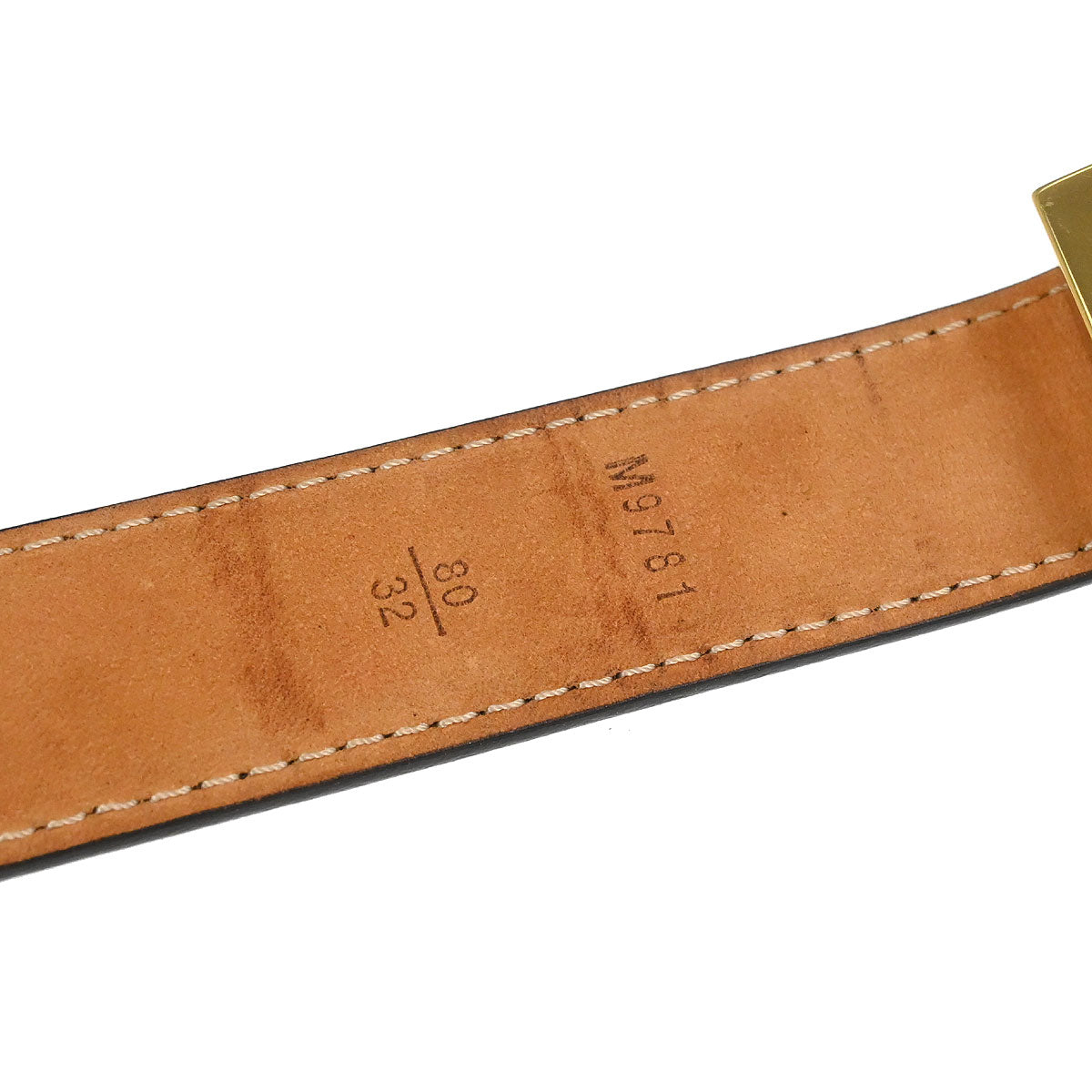 Louis Vuitton Monogram Ceinture LV Initial Belt M9781W #80/32 Small New