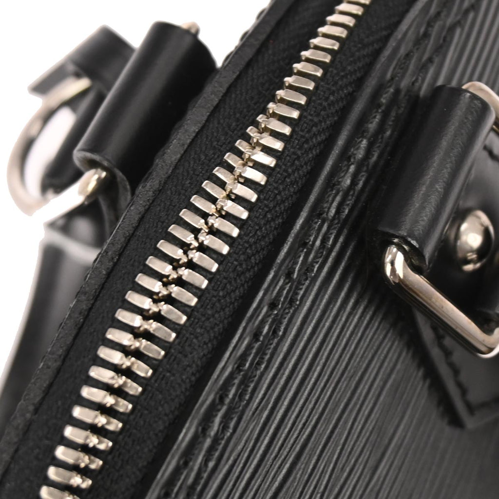 Louis Vuitton Black Epi Alma BB 2way Shoulder Handbag M40862