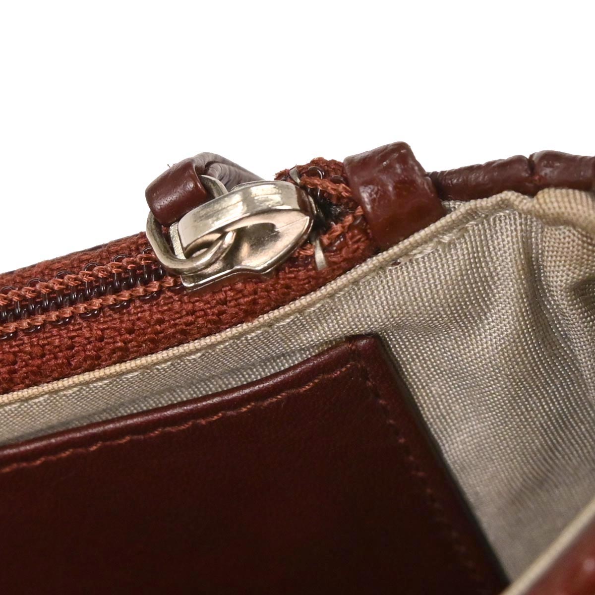 Chanel 2013-2014 Brown Caviar Skin Half Moon WOC Shoulder Wallet Bag