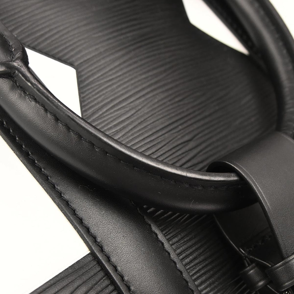 Louis Vuitton 2018 Black Epi Keepall Bandouliere 50 Handbag M52187