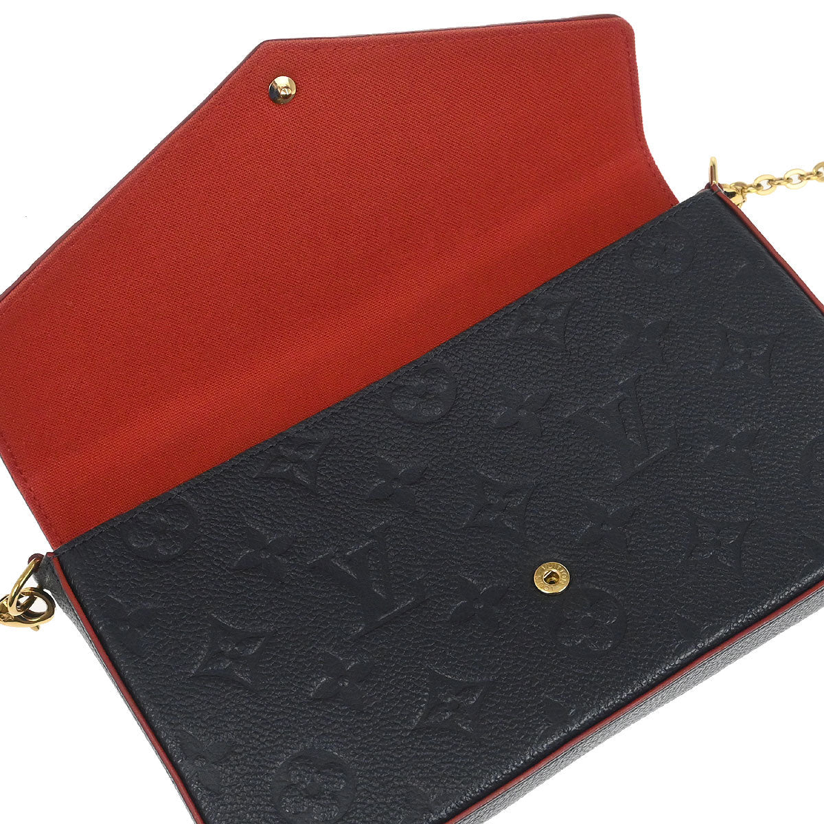 Louis Vuitton Navy Monogram Pochette Felicie Shoulder Bag M64099