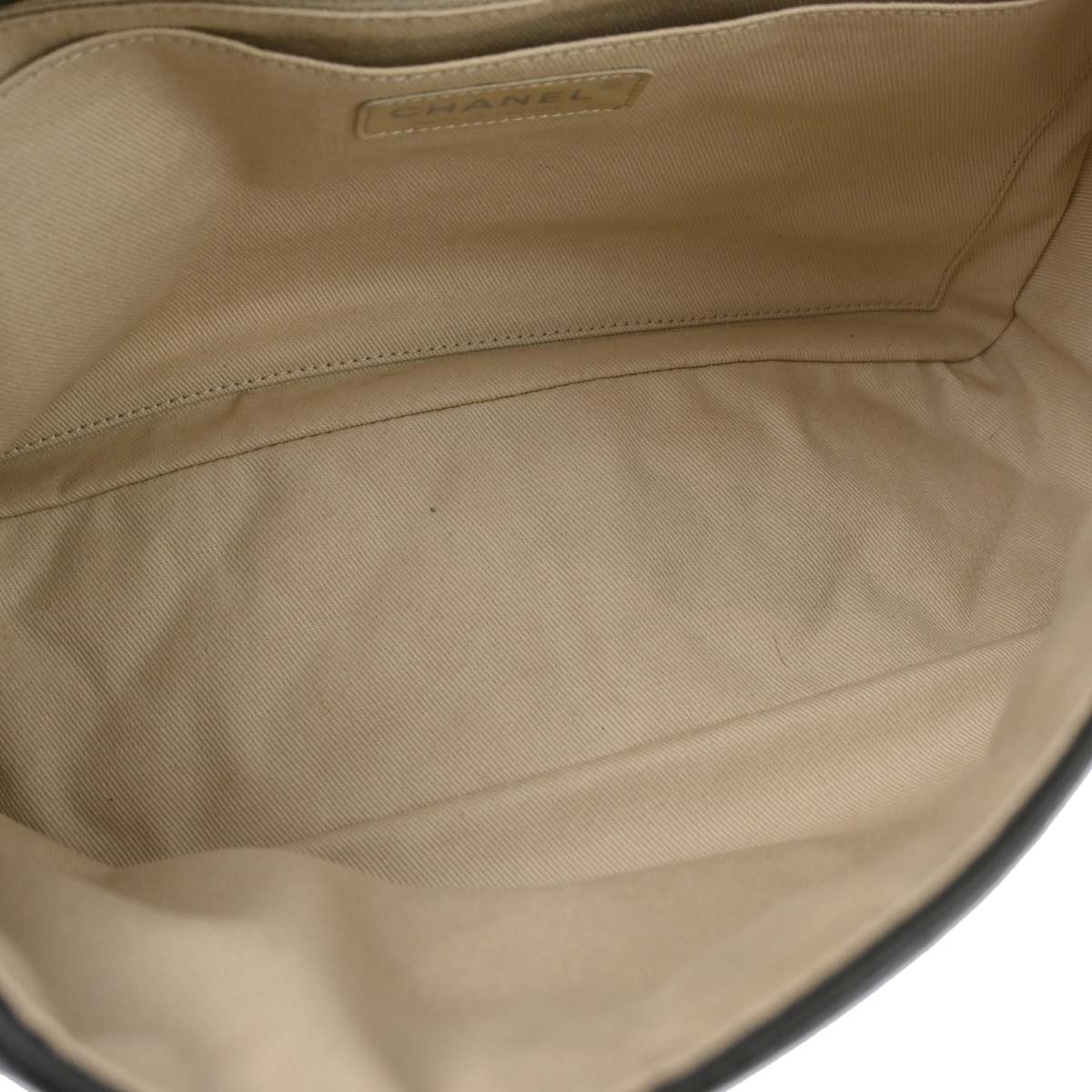 Chanel 2011 Gray Calfskin Shoulder Bag