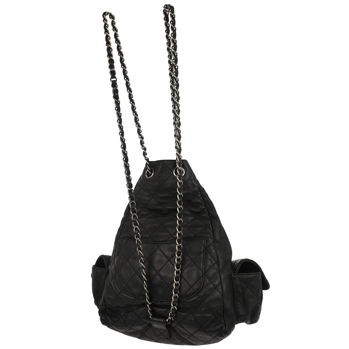 Chanel 2012-2013 Black Calfsikin 2way Backpack