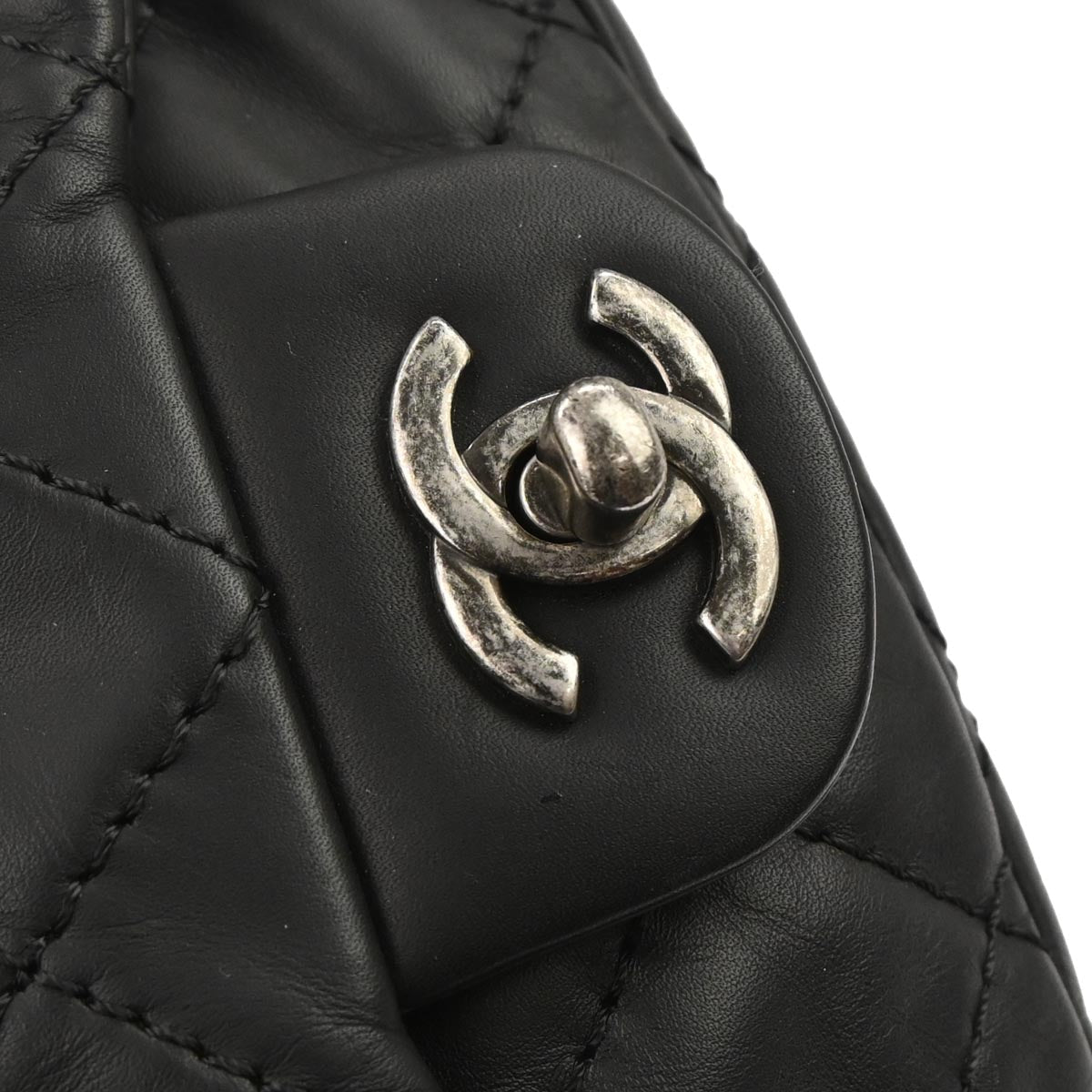 Chanel 2012-2013 Black Calfsikin 2way Backpack