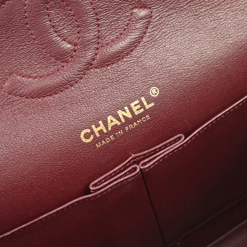 Chanel 2019 Black Lambskin Medium Classic Double Flap Shoulder Bag