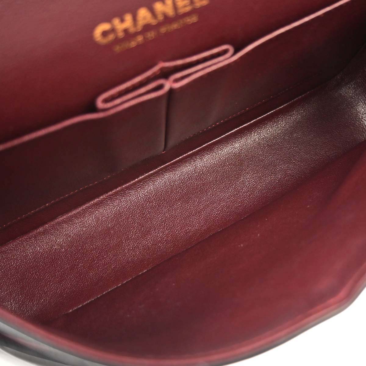 Chanel 2019 Black Lambskin Medium Classic Double Flap Shoulder Bag