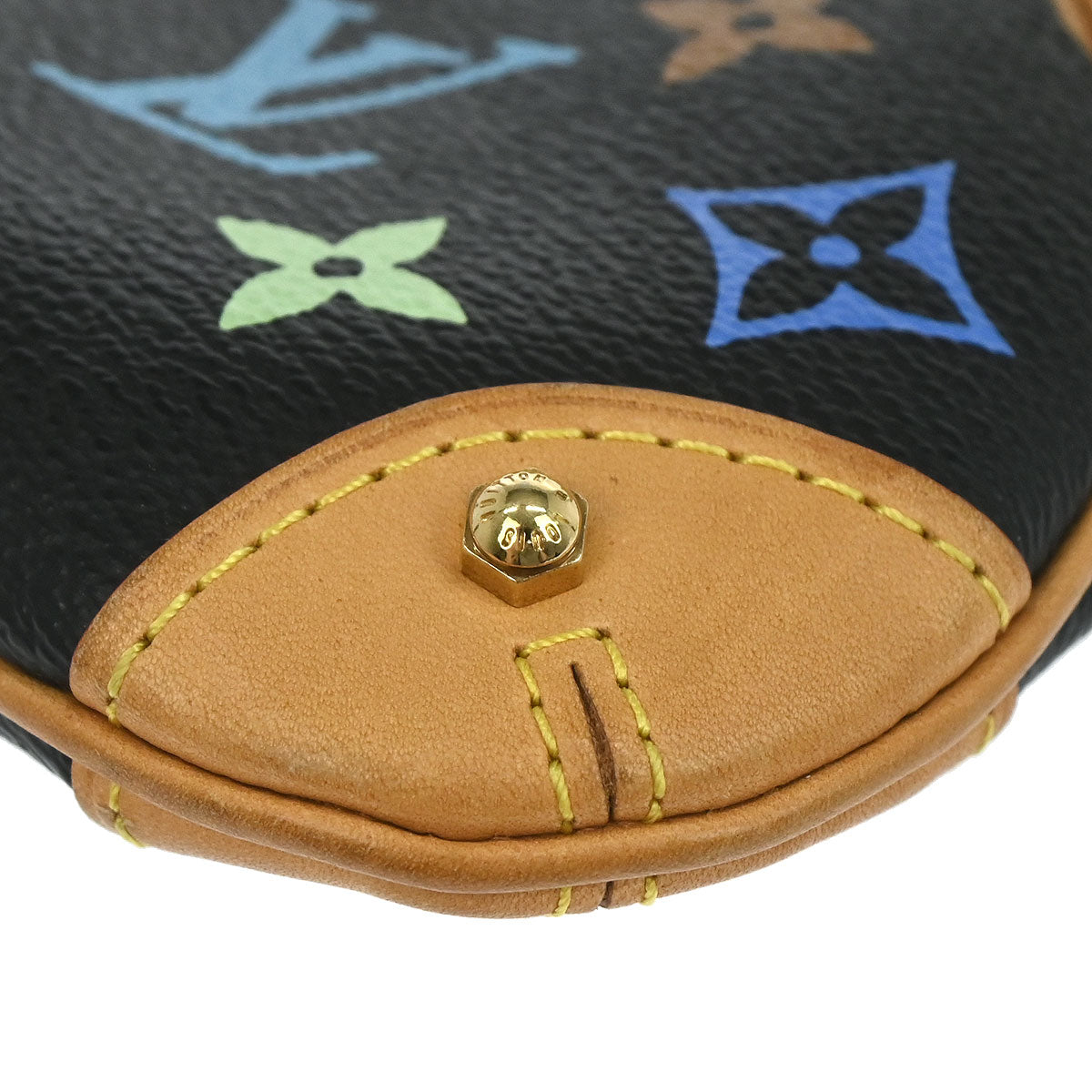 Louis Vuitton 2011 Black Multicolor Pochette Milla MM Handbag M60097