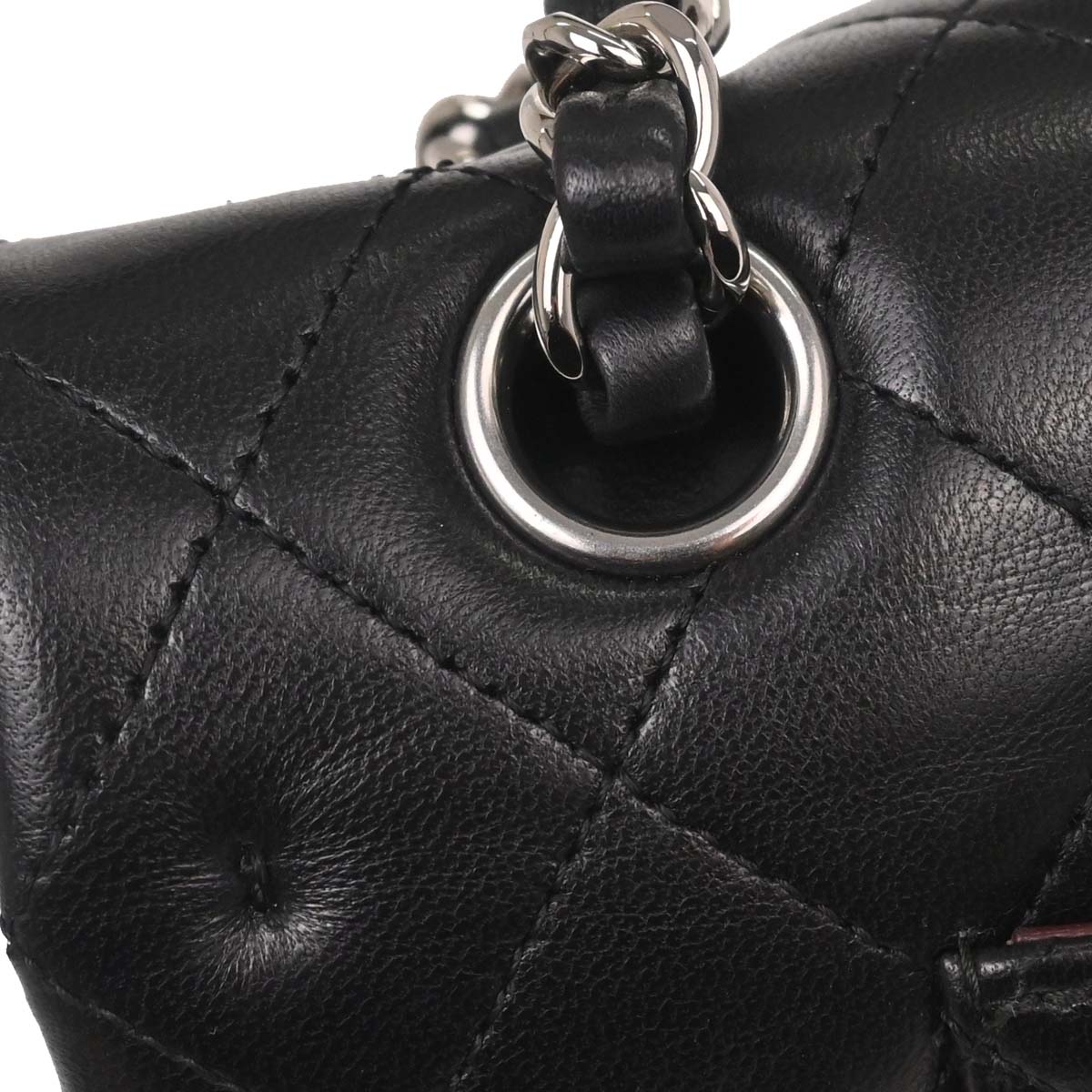 Chanel Black Lambskin Medium Classic Double Flap Shoulder Bag