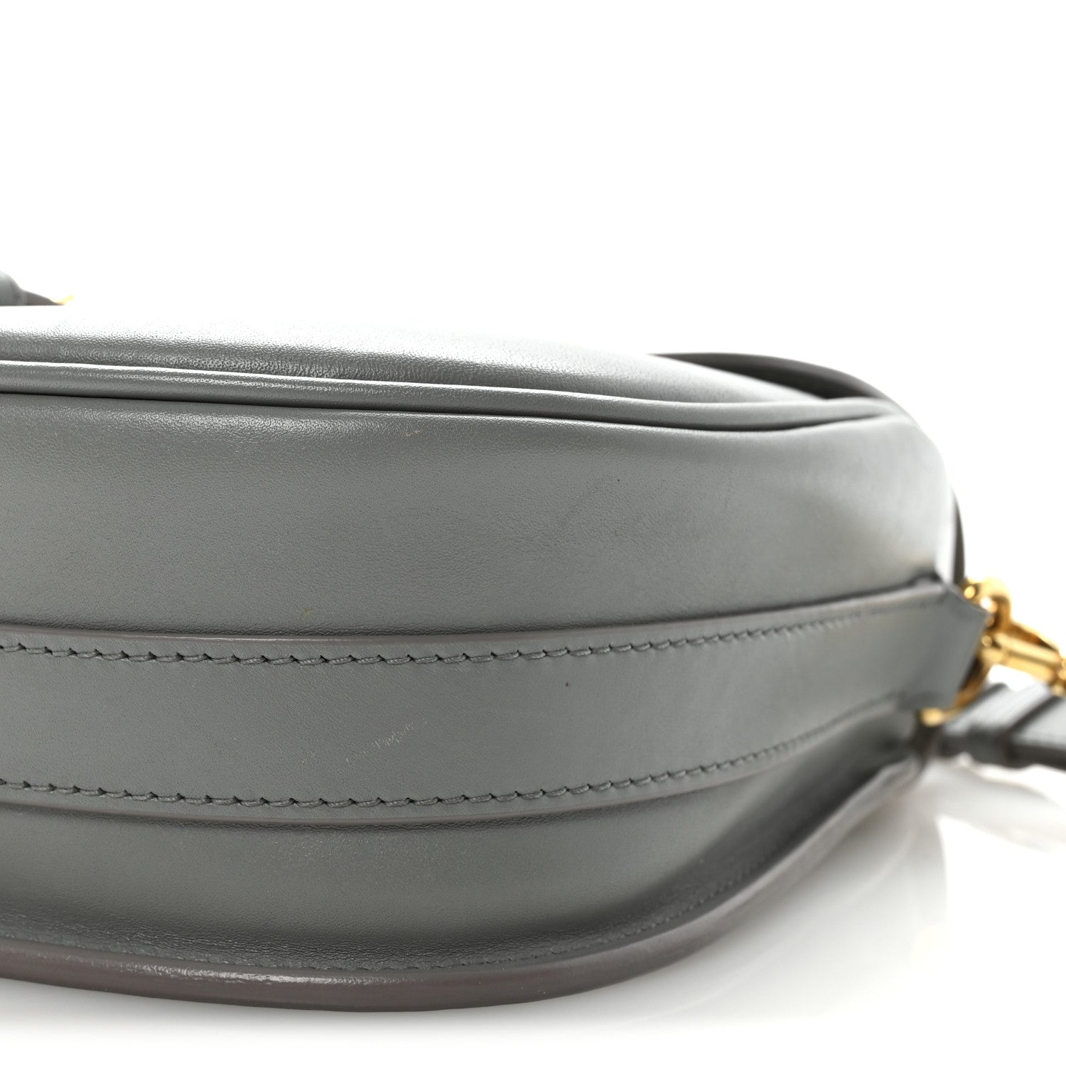 Christian Dior Box Calfskin Medium Bobby Flap Gray