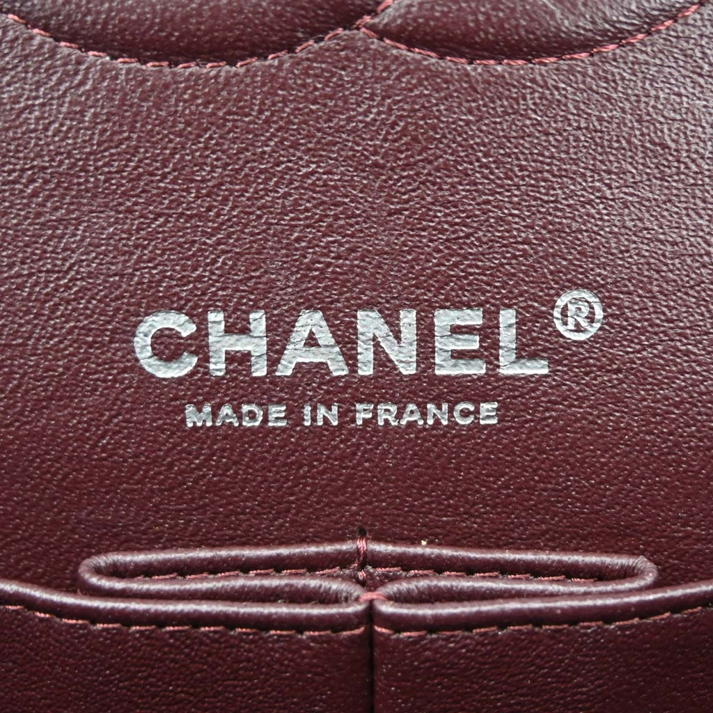 Chanel 2015-2016 Black Caviar Skin Medium Classic Double Flap Shoulder Bag