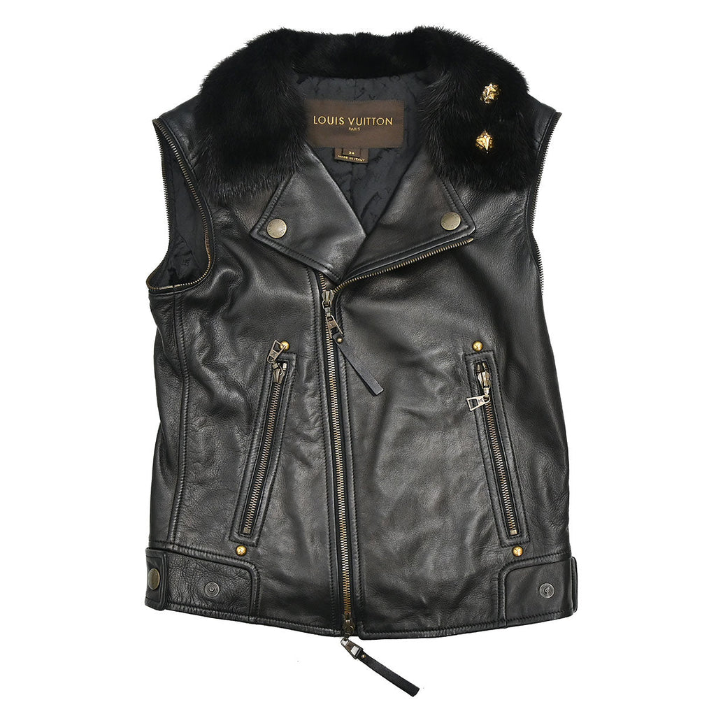 Louis Vuitton Zip Up Jacket Black #34
