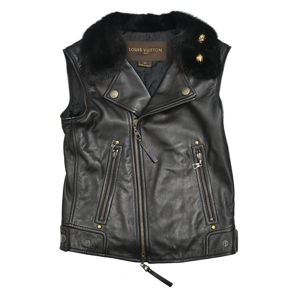 Louis Vuitton Zip Up Jacket Black #34