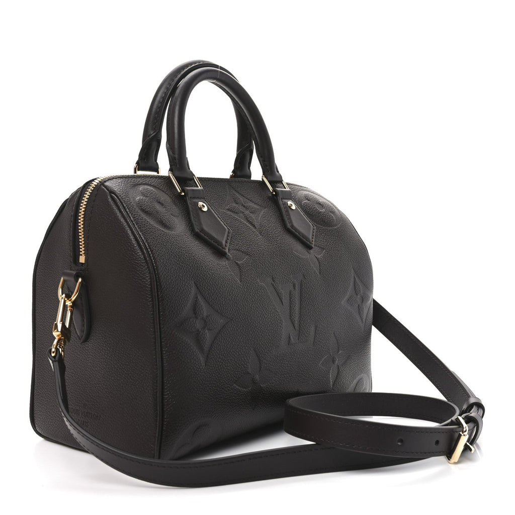 Louis Vuitton Empreinte Monogram Giant Speedy Bandouliere 25 Chocolate