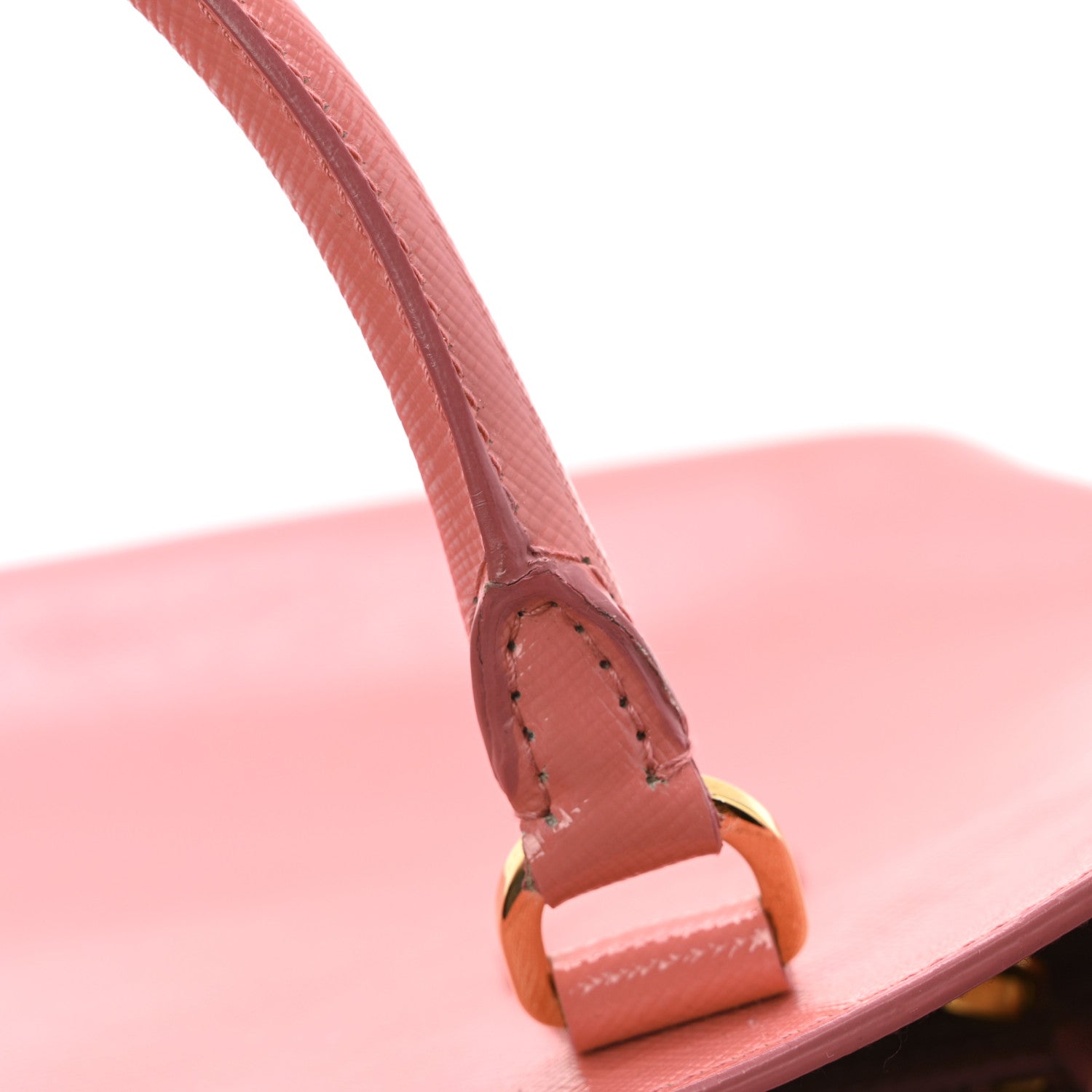 Prada Saffiano Vernice Galleria Shopping Tote Begonia