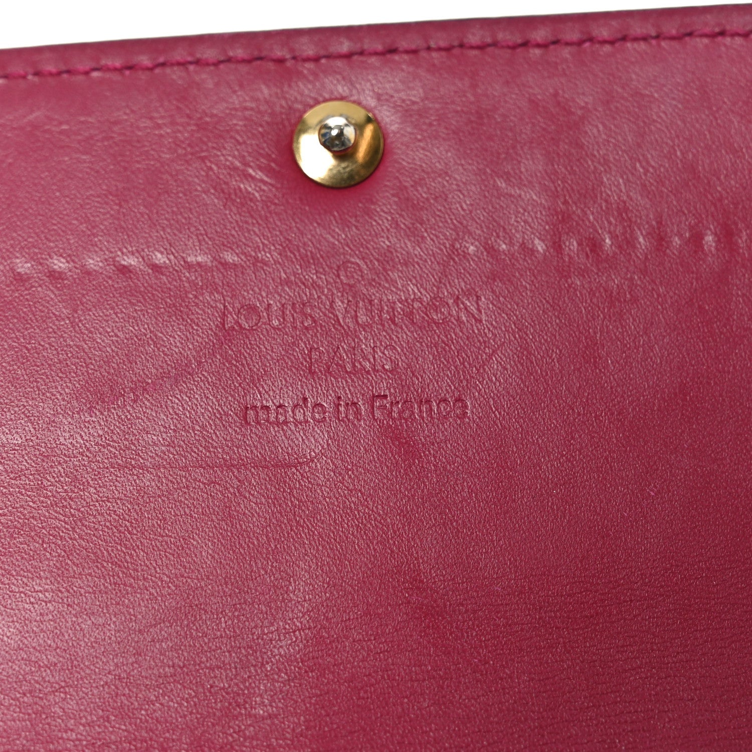 Louis Vuitton Vernis Sarah Wallet Rose Indien