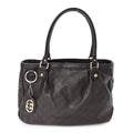 Gucci Guccissima Medium Sukey Top Handle Tote Chocolate