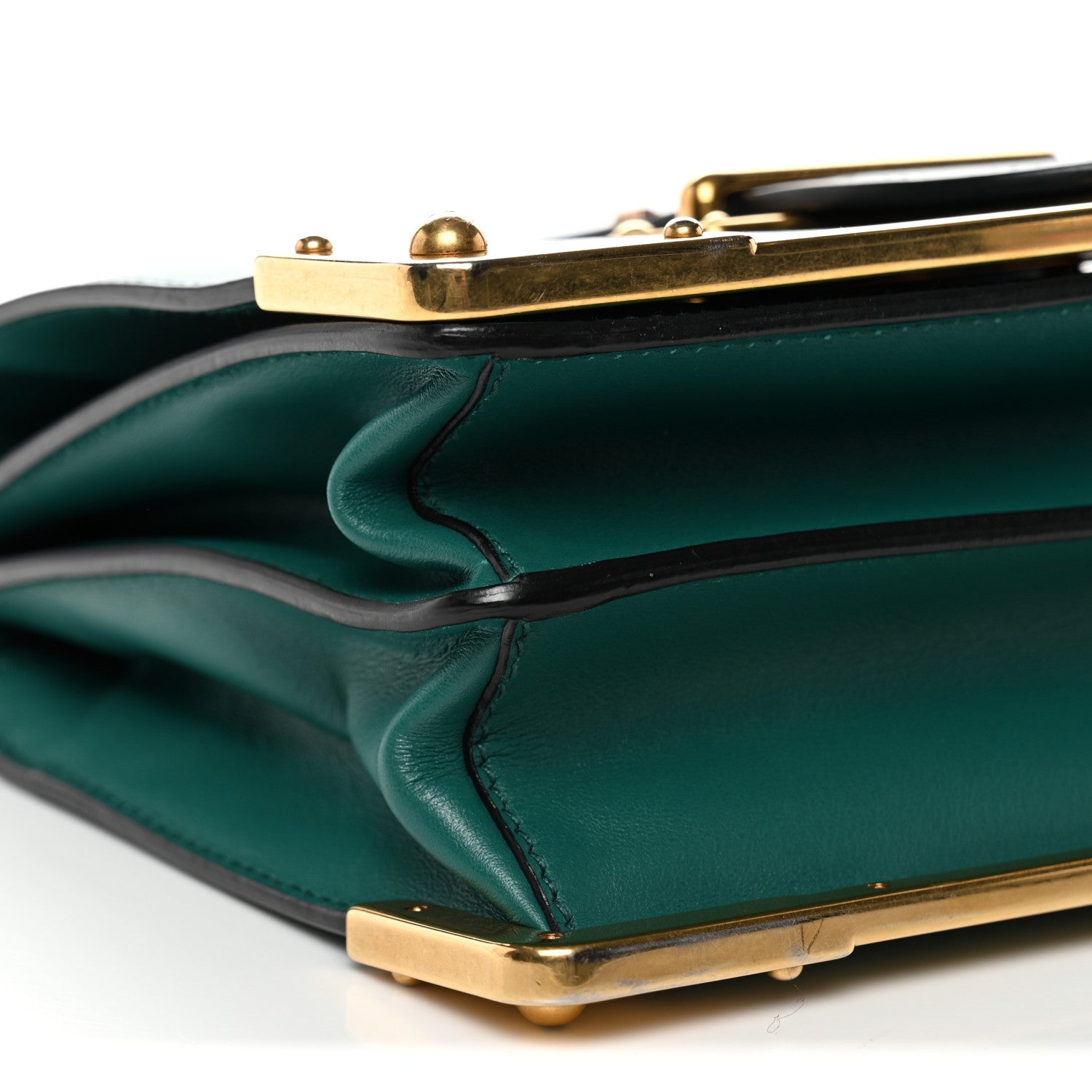 Prada City Calf Saffiano Cahier Bag Biliardo Black