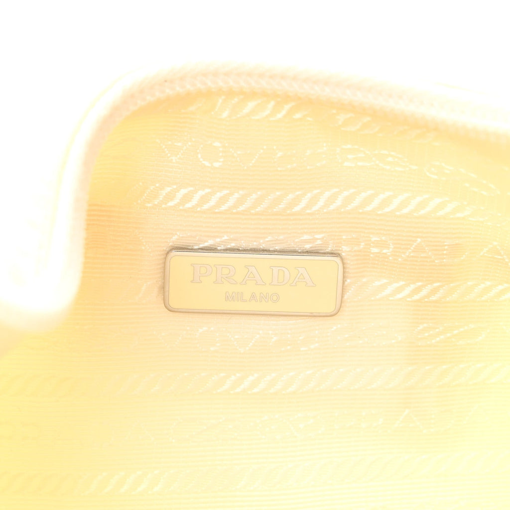 Prada Tessuto Nylon Mini Re-Edition 2000 Bag White
