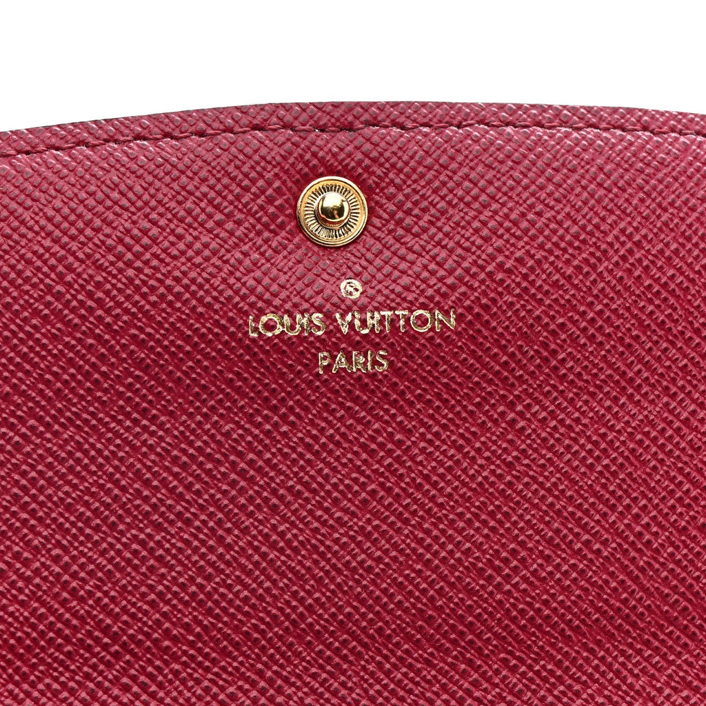 Louis Vuitton Monogram Emilie Wallet Fuchsia