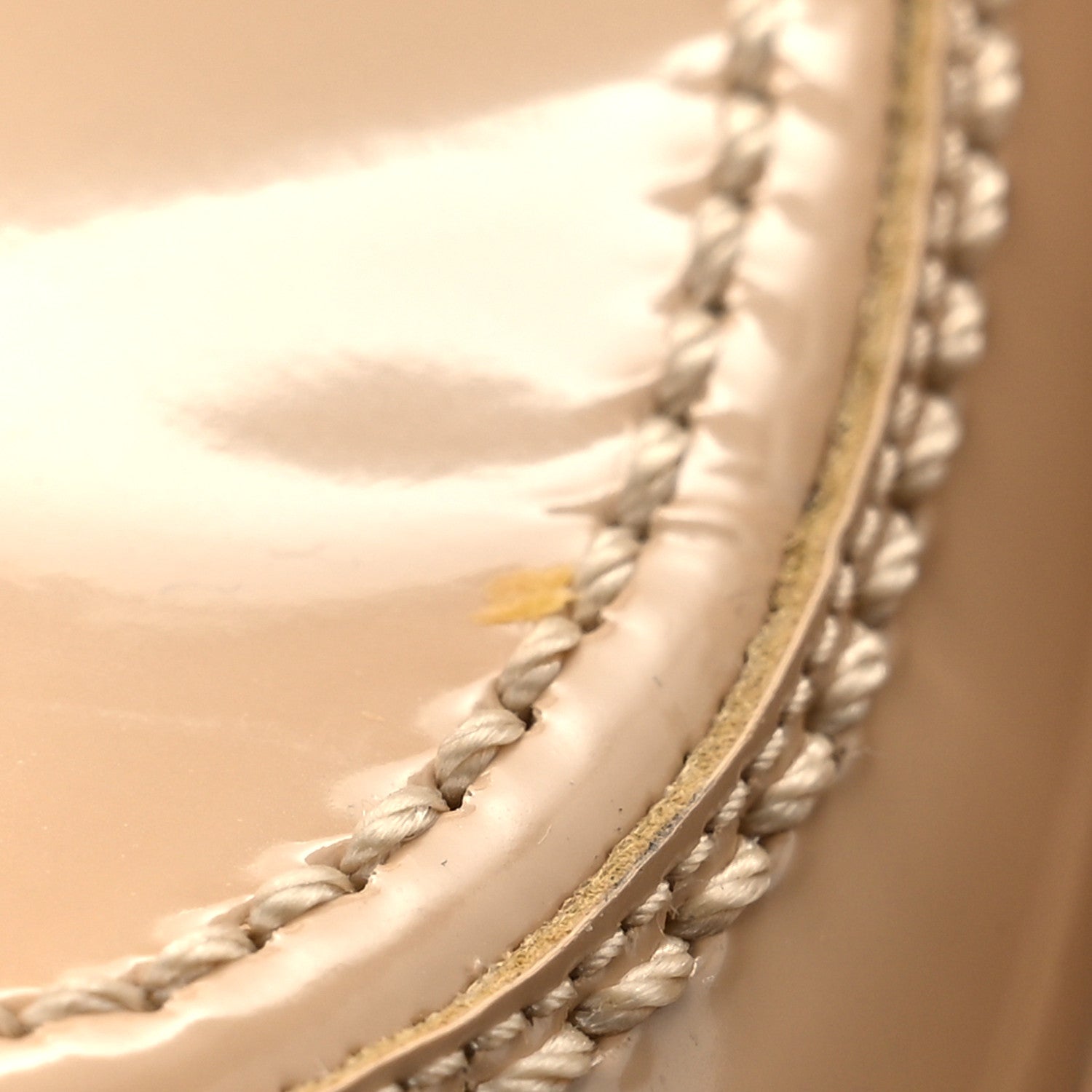 Chanel Shiny Calfskin Logo Loafers 40 Beige