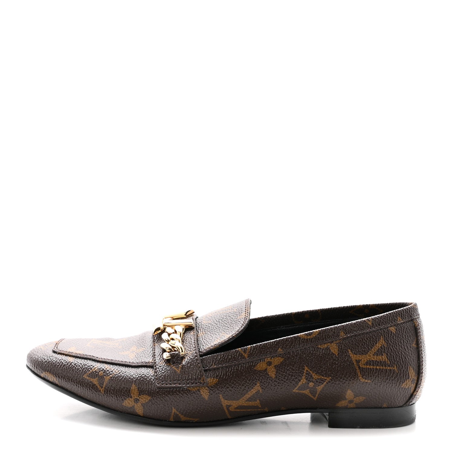 Louis Vuitton Monogram Upper Case Flat Loafer 38.5