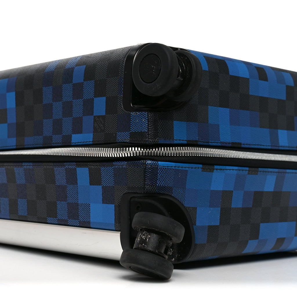 Louis Vuitton Damier Graphite Giant Pixel Horizon 55 Blue