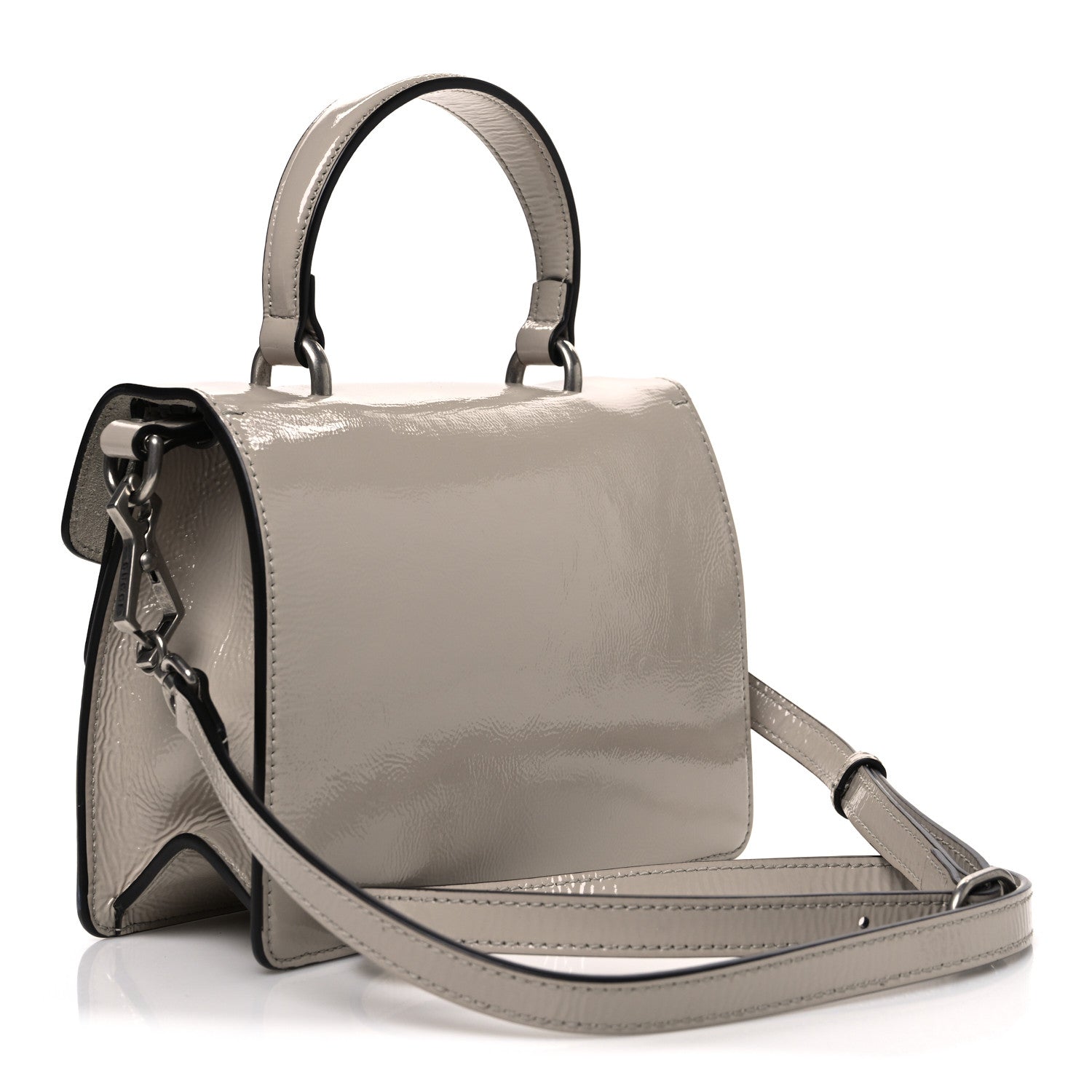 Gucci Crinkled Patent Small Dionysus Top Handle Bag Sphinx