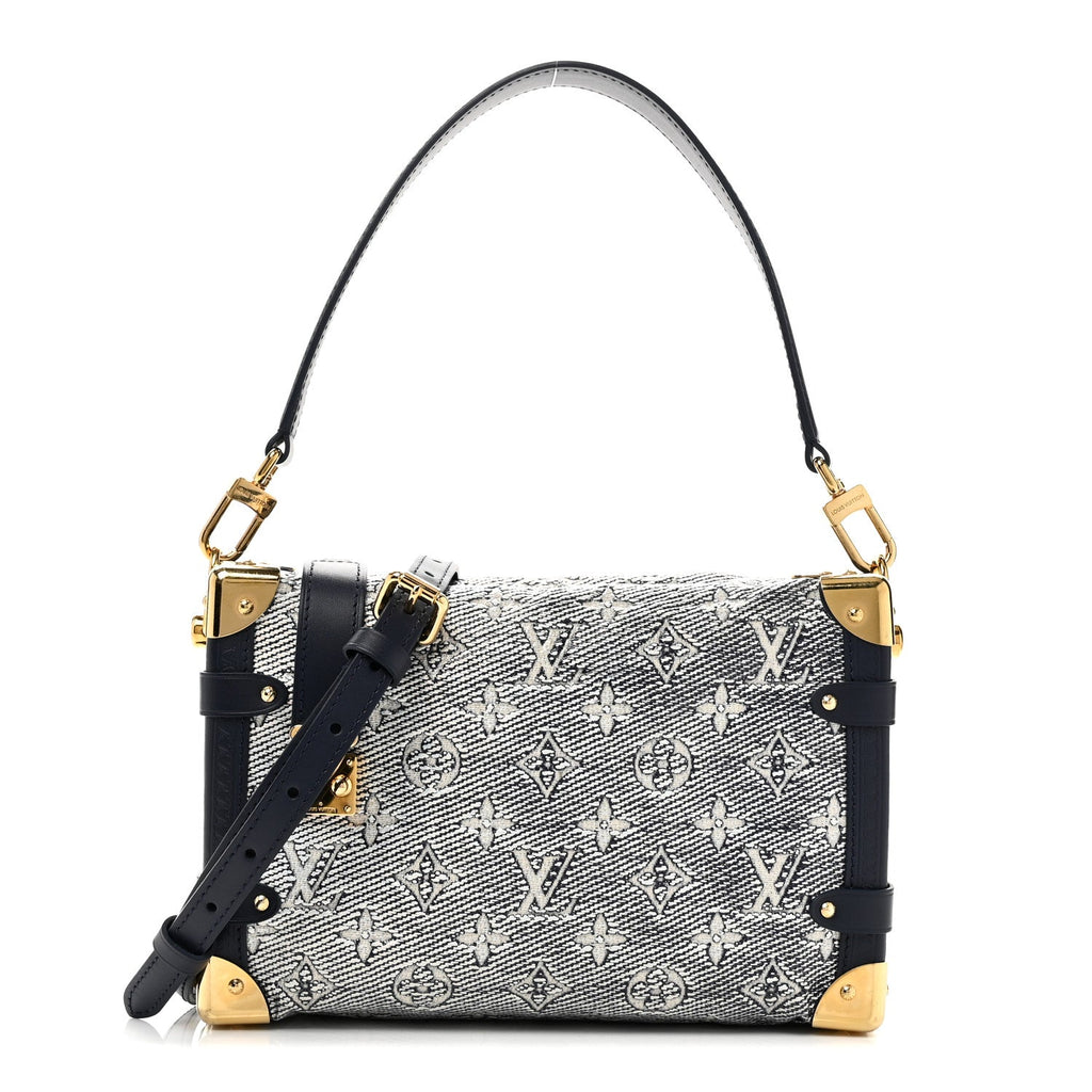 Louis Vuitton Monoglam Side Trunk MM Blue