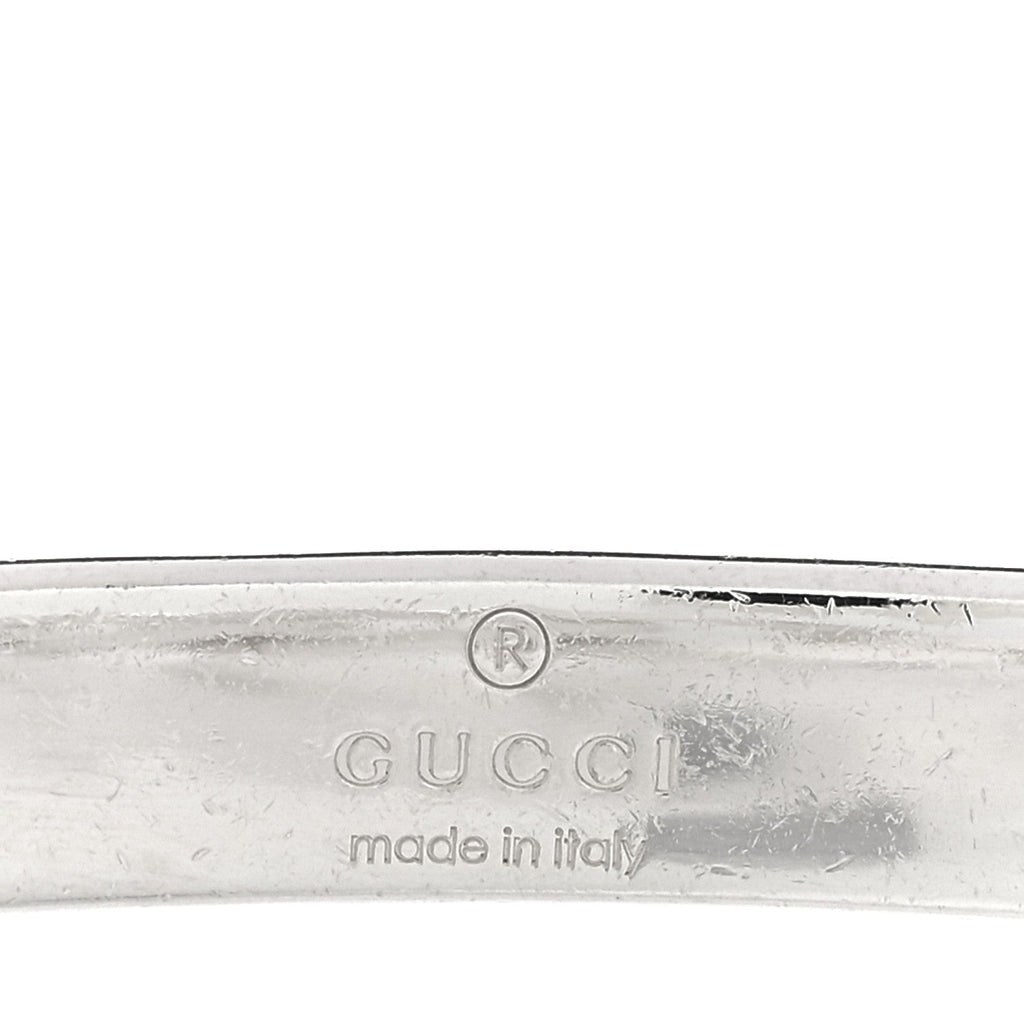 Gucci Sterling Silver GG ID Chain Bracelet