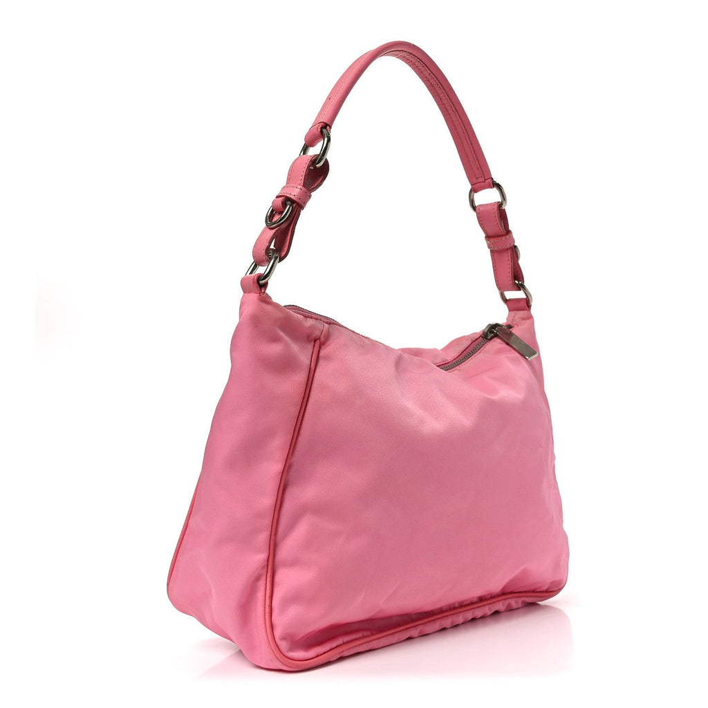 Prada Tessuto Nylon Shoulder Bag Begonia