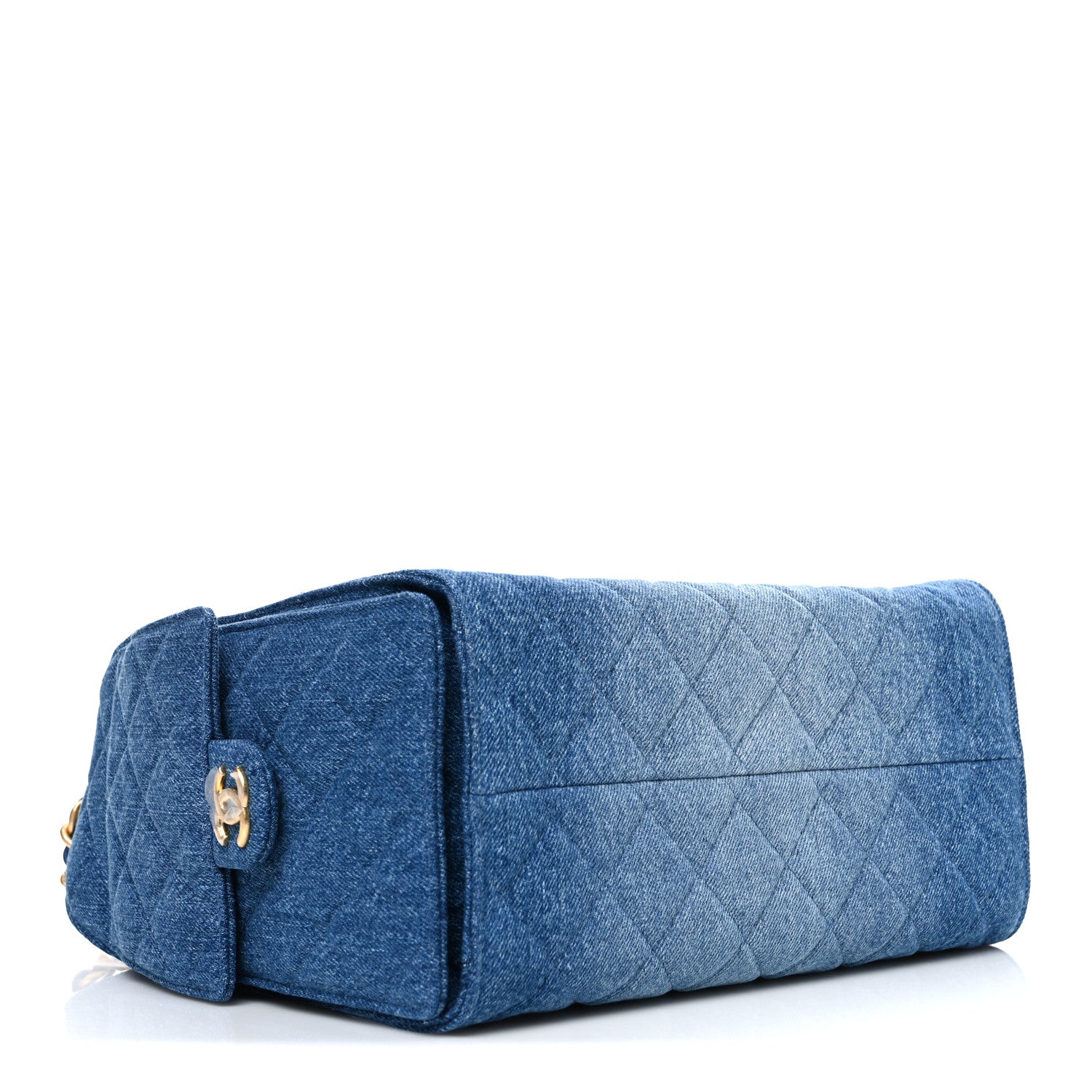 Chanel Washed Denim Quilted Small Chanel 25 Handbag Blue