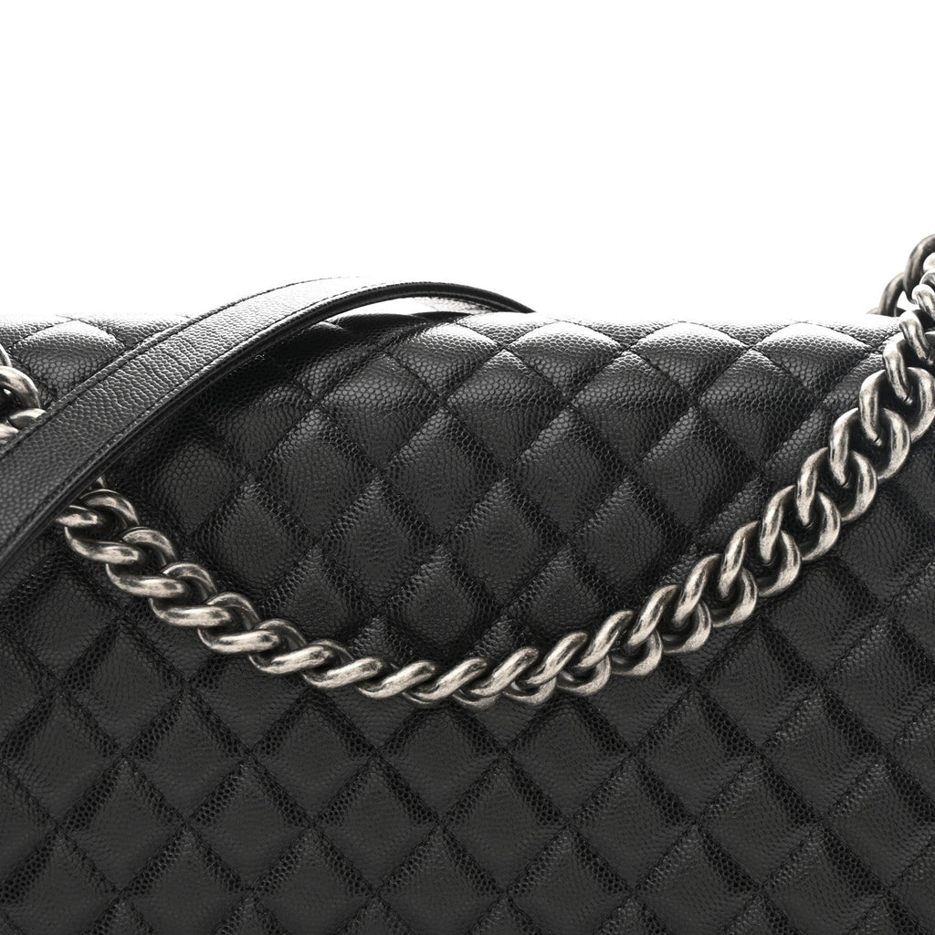 Chanel Caviar Quilted New Medium Boy Flap Black