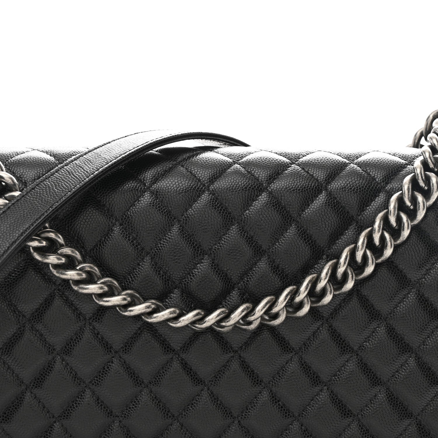 Chanel Caviar Quilted New Medium Boy Flap Black
