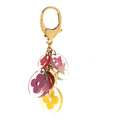 Louis Vuitton Resin Candy Fleurs Bag Charm Multicolor