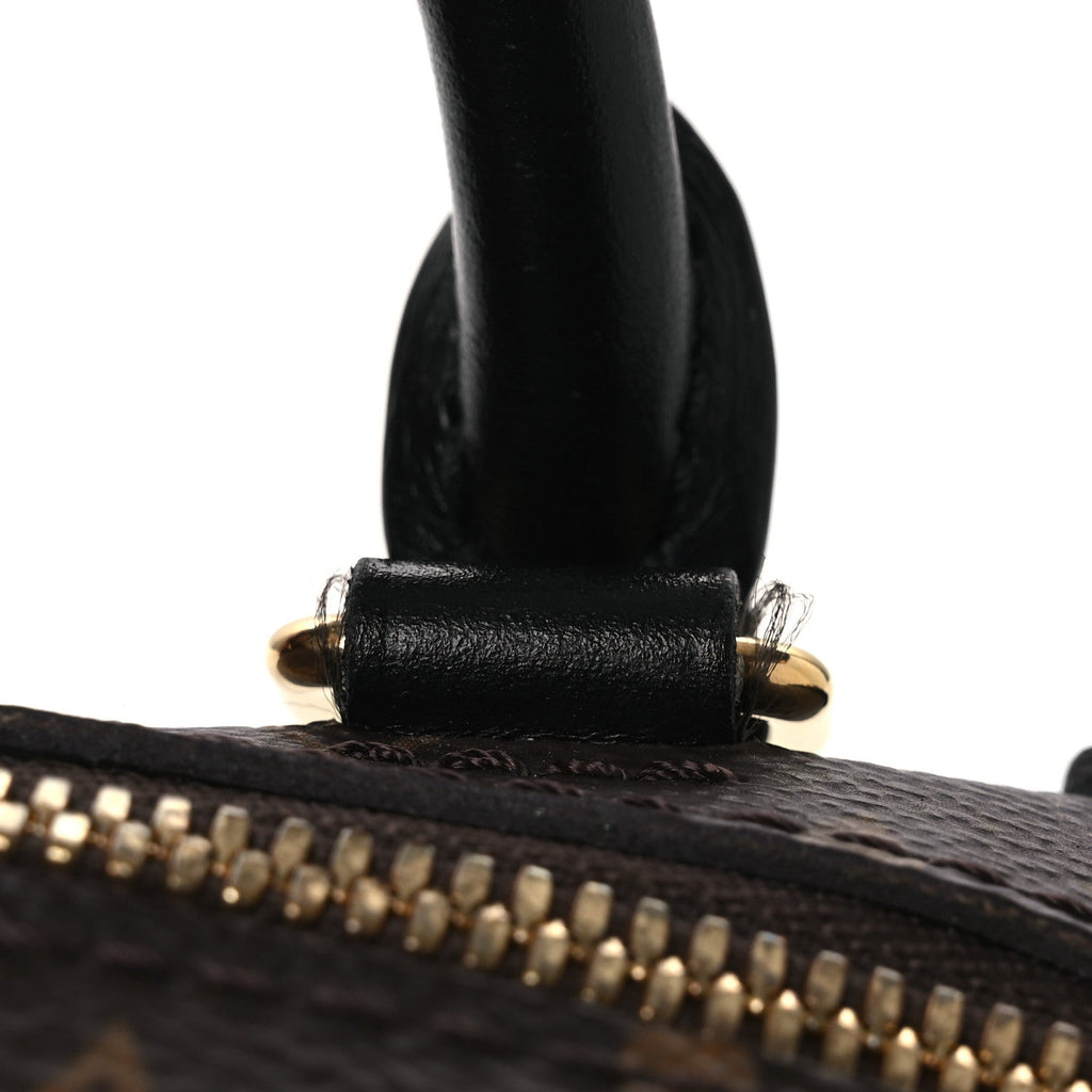 Louis Vuitton Monogram Petite Malle Souple Black