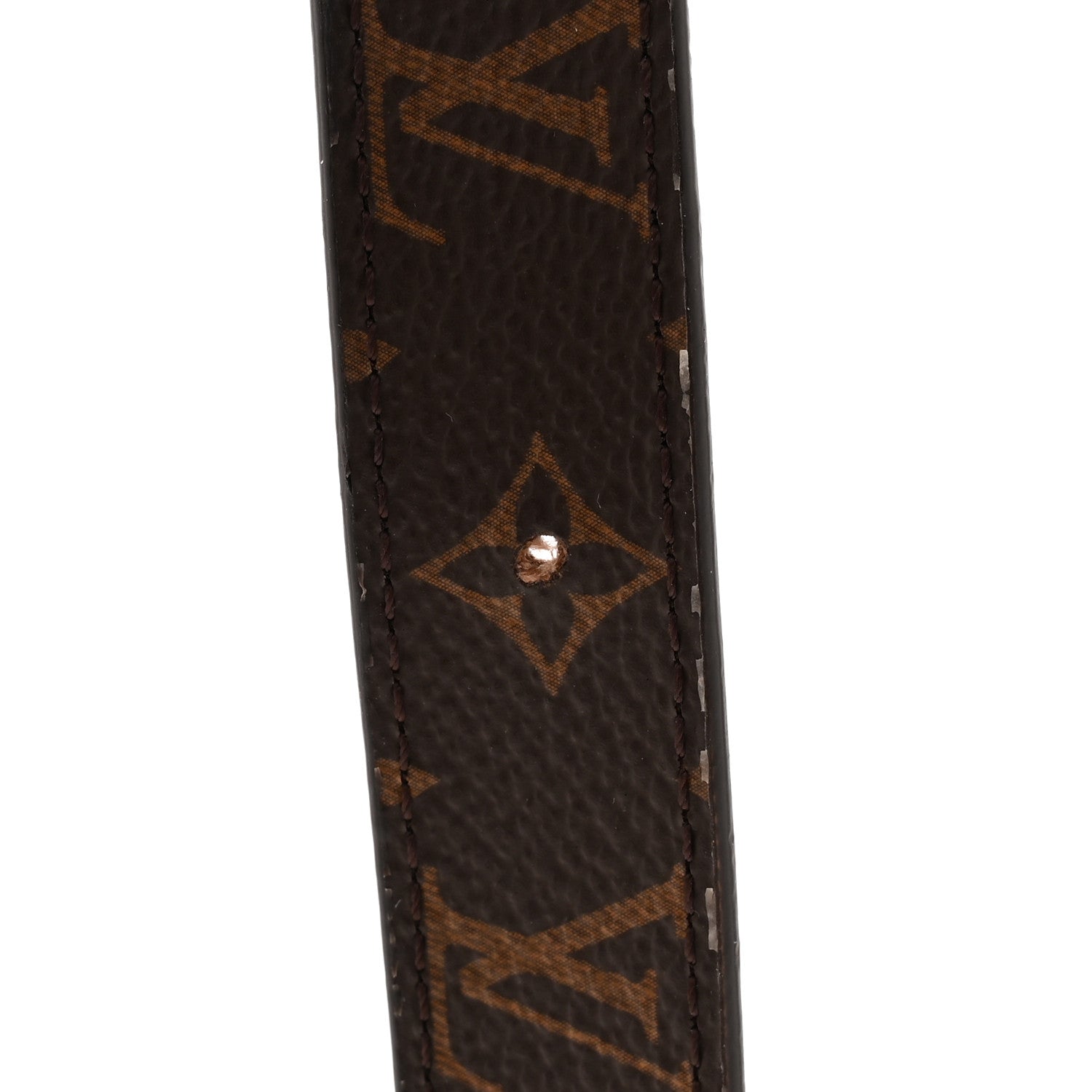 Louis Vuitton Calfskin Monogram 20mm LV Iconic Reversible Belt 85 34 Black