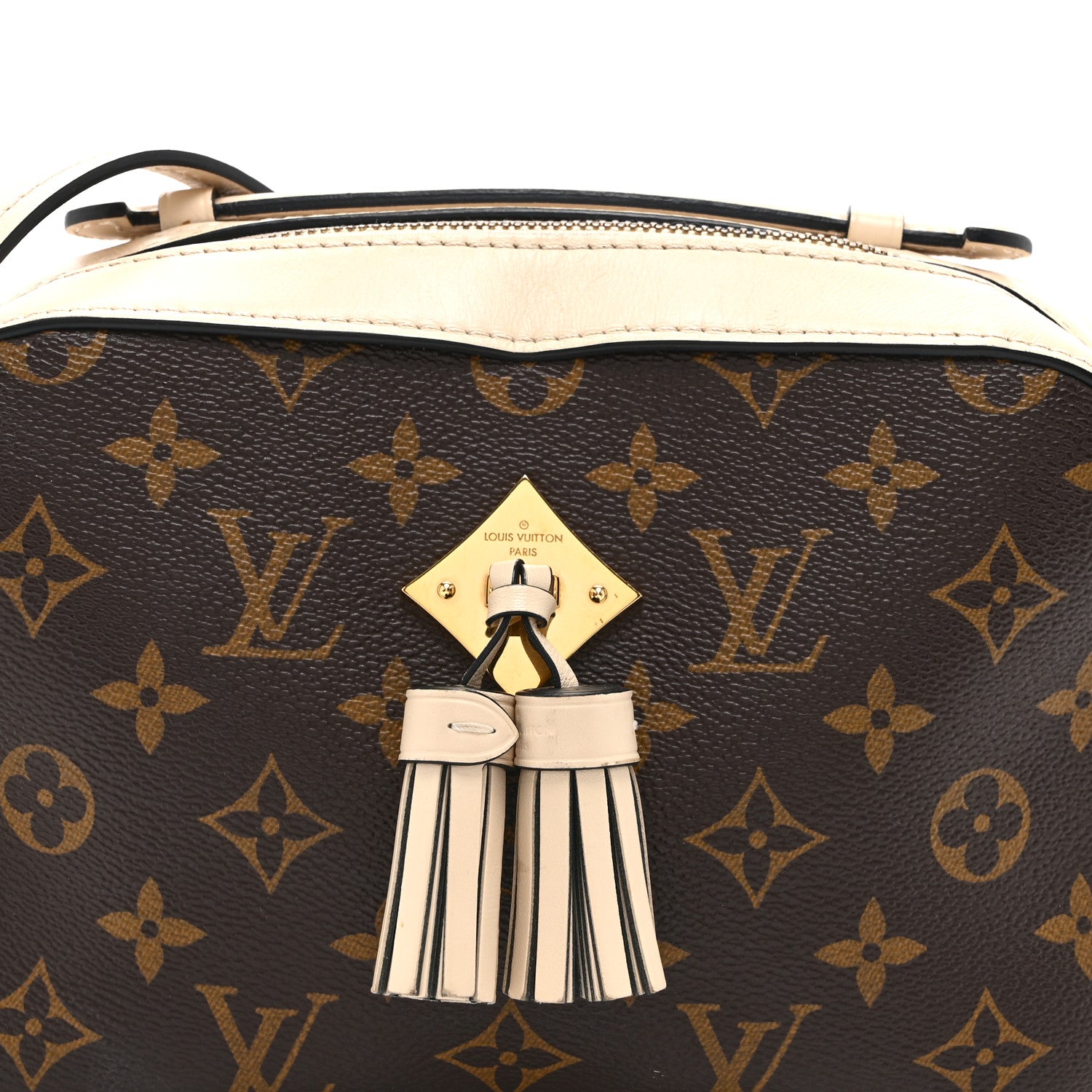 Louis Vuitton Monogram Saintonge Creme
