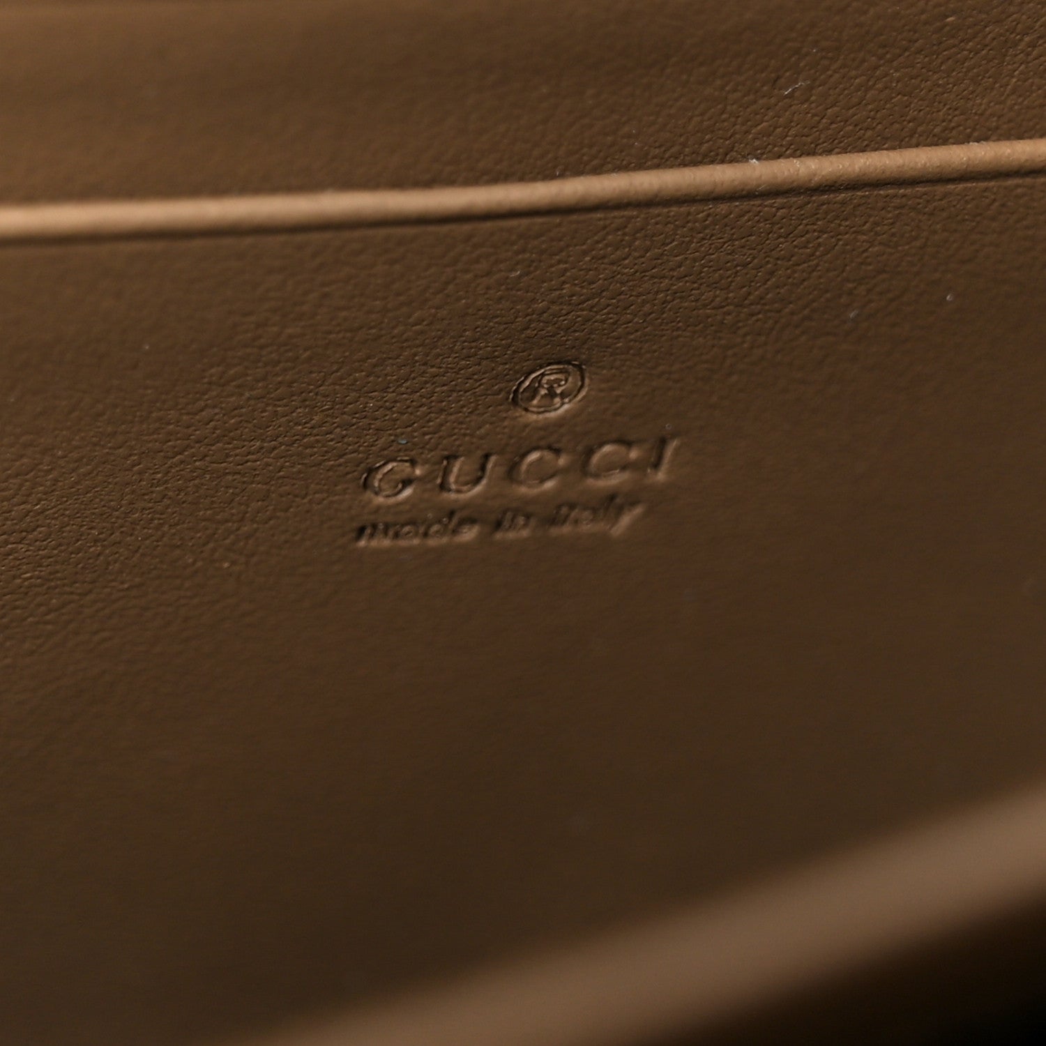 Gucci GG Supreme Monogram Mini Dionysus Chain Wallet Beige Taupe