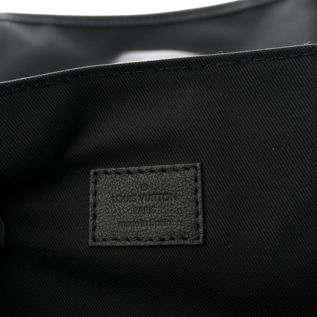 Louis Vuitton Calfskin Monogram Shadow Getaway Backpack Black