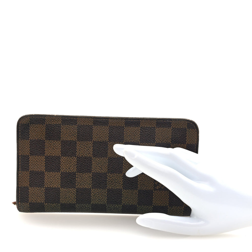 Louis Vuitton Damier Ebene Porte-Monnaie Zippe Zippy Wallet